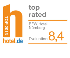 Hotel.de rating: A ranking of 8.4 out of a possible 10 during 2013. Hotel.de rating: A ranking of 8.4 out of a possible 10 during 2013.